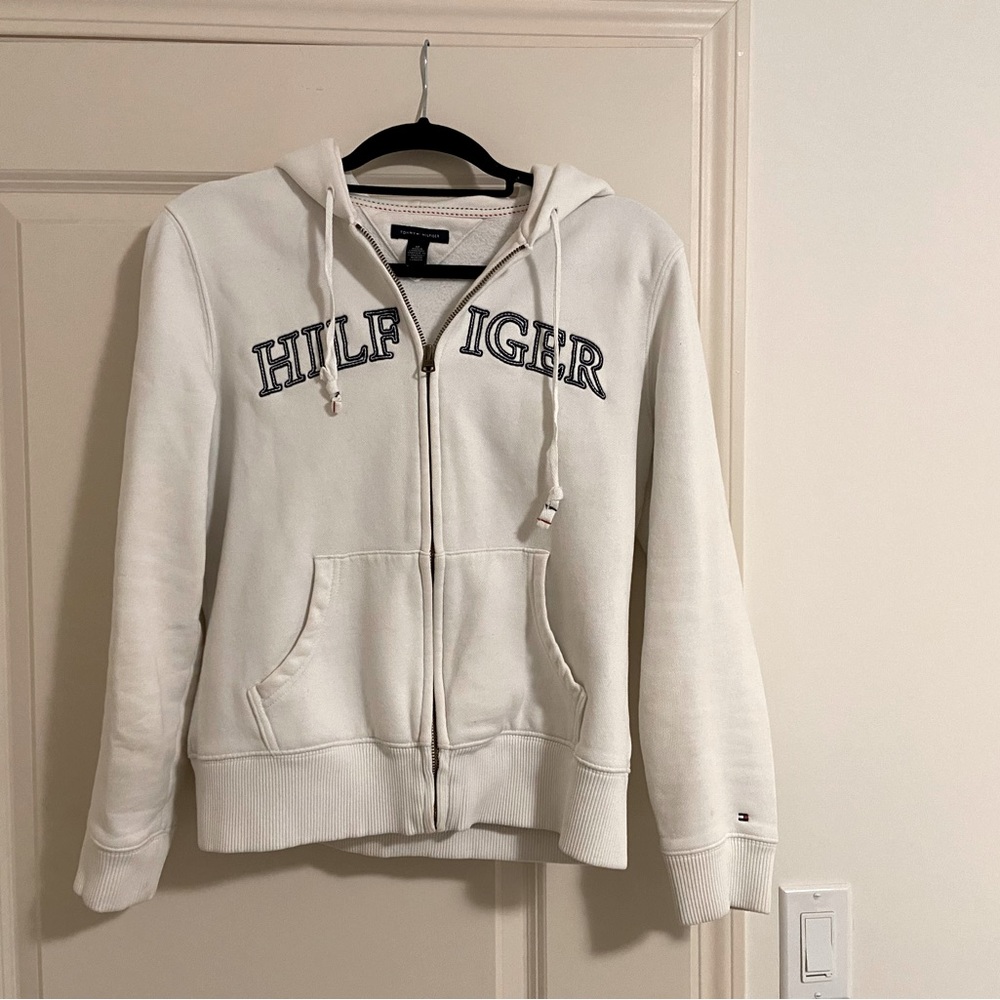 Pre-Owned White Hoodie